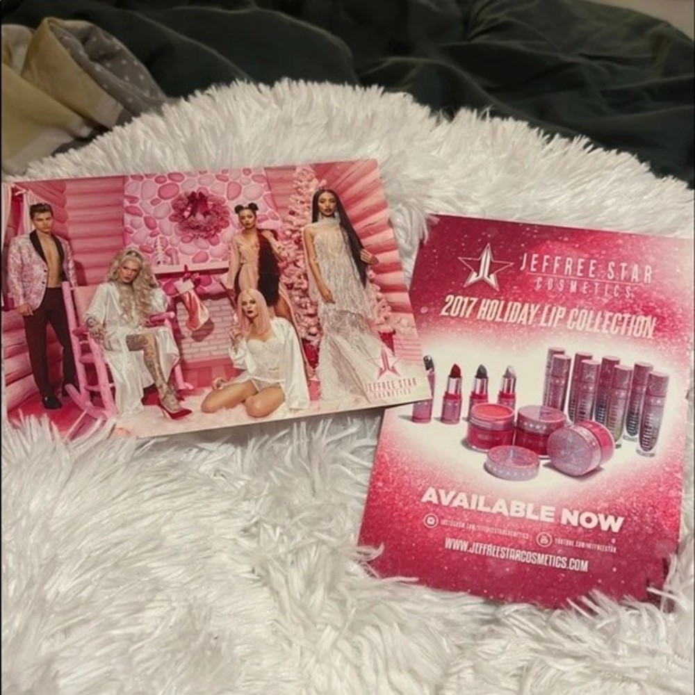 Jeffree Star Limited Edition PR Postcard: 2017 Holiday